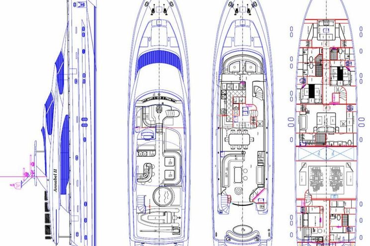 Charter Yacht ANNABEL II - Horizon 30m - 4 Cabins - Split - Dubrovnik - Tivat - Budva
