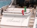 ARAMIS Princess V78 - stern ARAMIS Princess V78 - stern