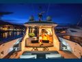 ARWEN Aicon 72SL Luxury Motoryacht Night Lights