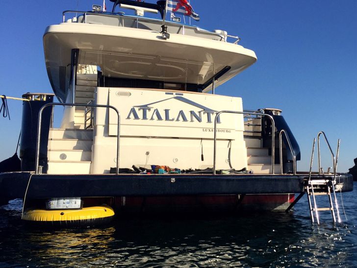 ATALANTI Guy Couach 96 Aft View