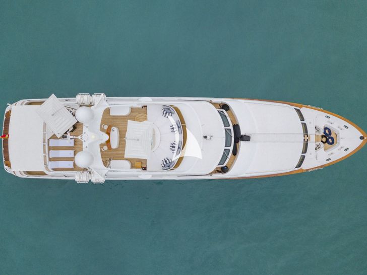AURA - Benetti 36 m,aerial top view AURA - Benetti 36 m,aerial top view