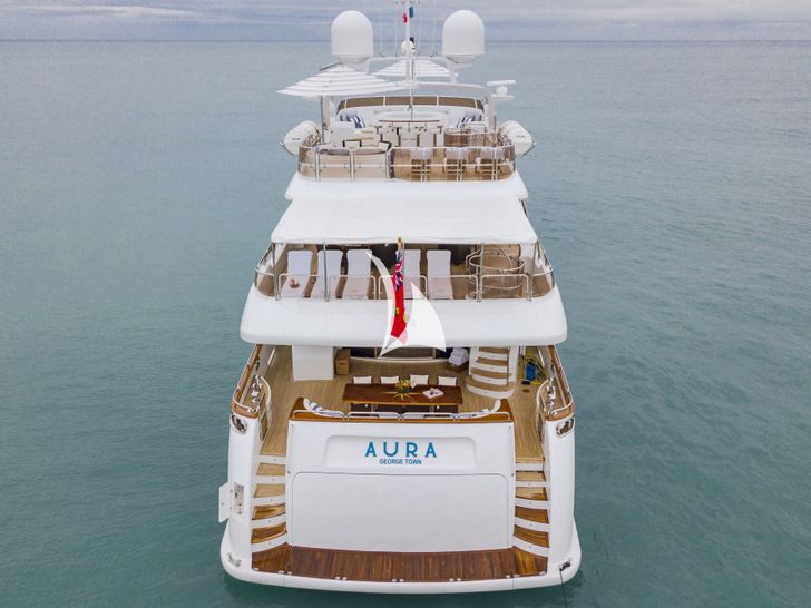 AURA - Benetti 36 m,stern view AURA - Benetti 36 m,stern view