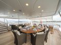 AURA - Benetti 36 m,alfresco dining area panoramic AURA - Benetti 36 m,alfresco dining area panoramic