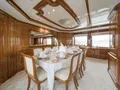 AURA - Benetti 36 m,indoor dining AURA - Benetti 36 m,indoor dining
