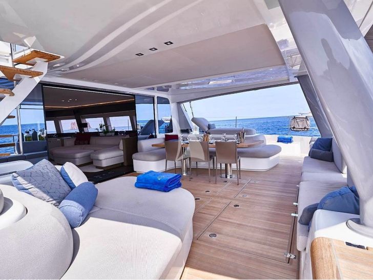 BABAC Lagoon Seventy 7 - aft deck BABAC Lagoon Seventy 7 - aft deck