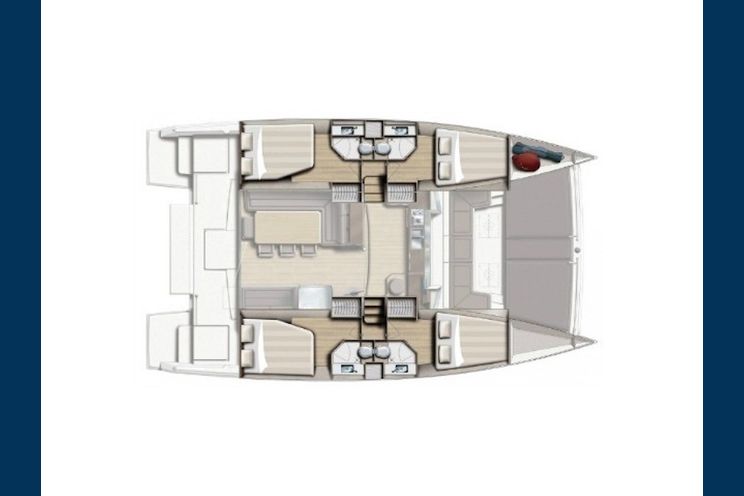 Charter Yacht Bali 4.3 - 2020 - 6 cabin(4 double + 2 single)- Alimos - Lavrion