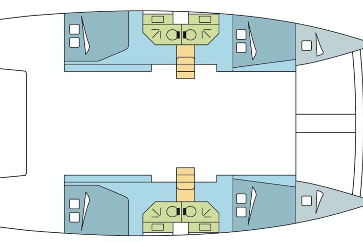 Charter Yacht Bali 4.3 - 4 + 2 Cabins(4 Double 2 Single)- 2018 - Nassau - Exumas - Bahamas