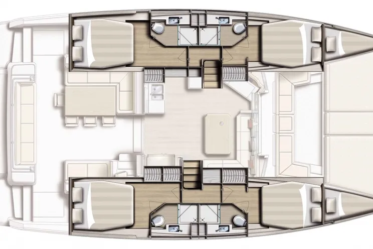 Charter Yacht Bali 4.5 - 4 + 2 cabins(4 double 2 single)- 2019 - Split - Trogir