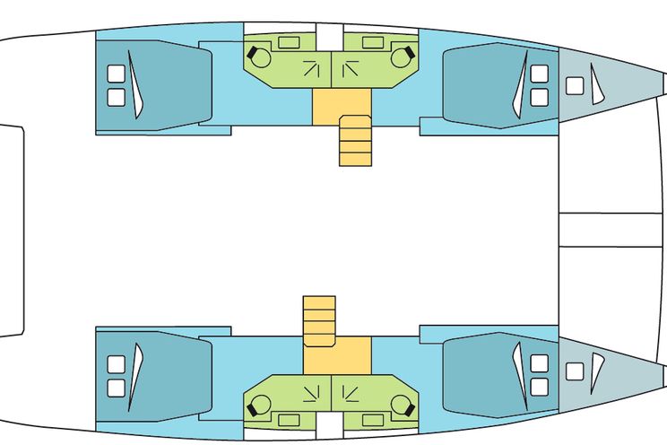 Charter Yacht Bali 4.5 with Watermaker - 6 Cabins - Tahiti,Bora Bora and the South Pacific
