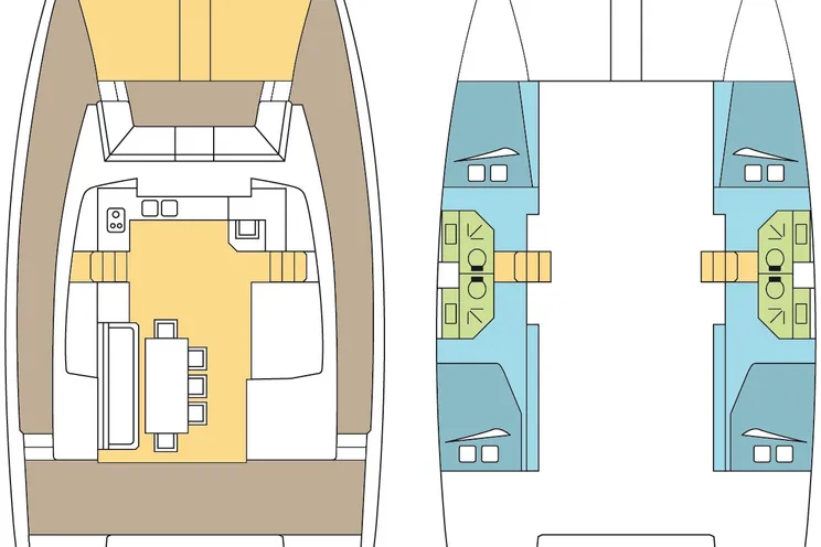 Charter Yacht Bali 4.3 - 4 + 2(4 double 2 single)- 2017 - Airlee Beach