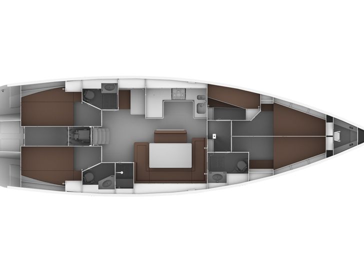 Bavaria 50 Cruiser Layout