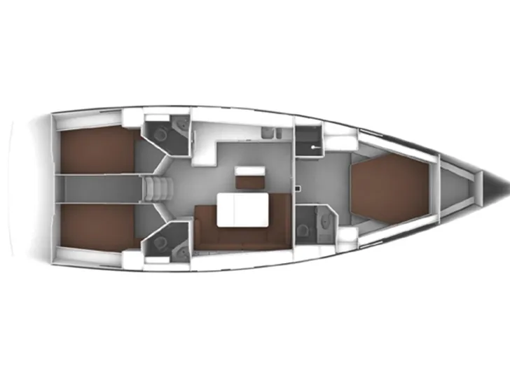 Bavaria 46 - Layout