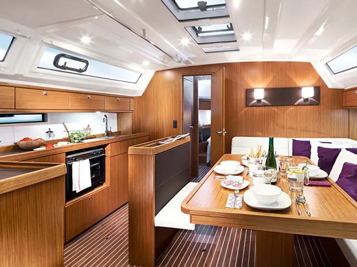 Bavaria 46 - Galley and Salon