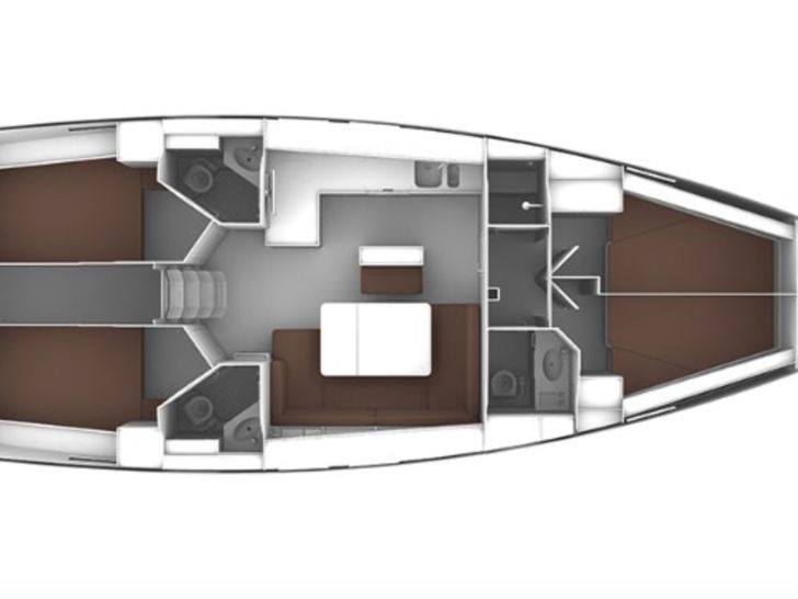 Bavaria Cruiser 46 Layout