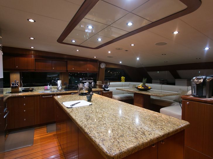 BEACHFRONT - Crewed Motor Yacht - Country Kitchen