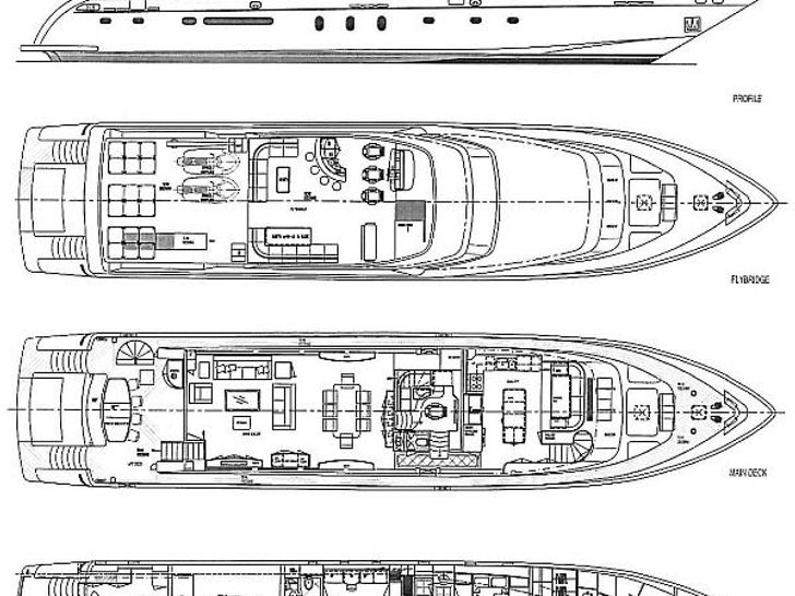 BEACHFRONT - Crewed Motor Yacht - Layout BEACHFRONT - Crewed Motor Yacht - Layout