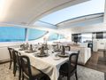 BEACHOUSE Mangusta 130 dining area BEACHOUSE Mangusta 130 dining area