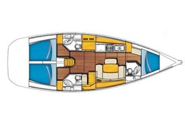 Charter Yacht Beneteau 44.3 - 3 Cabins - Koh Chang and Koh Samui,Gulf of Thailand