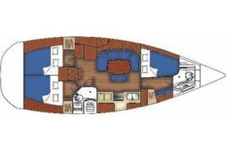 Charter Yacht Beneteau Oceanis 393 - 3 Cabins - Kastela - Croatia