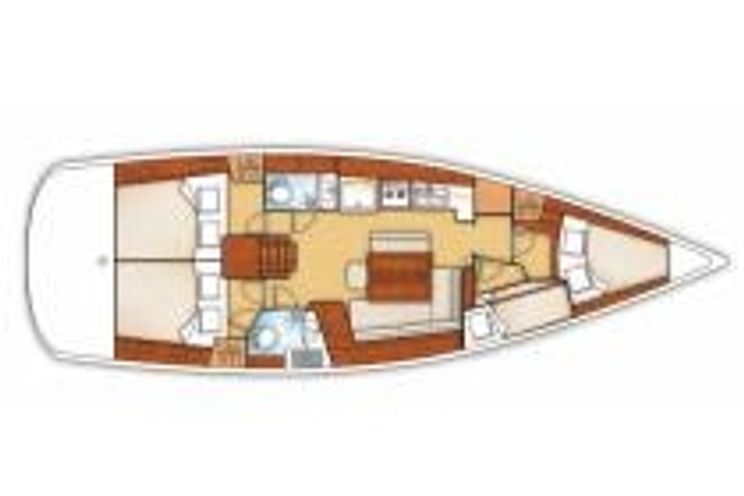 Charter Yacht Beneteau Oceanis 43 - 4 Cabins - Kastela - Croatia