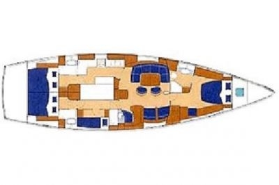 Charter Yacht Beneteau Oceanis 57 - 3 + 1 Cabins - Split - Croatia