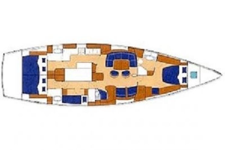 Charter Yacht Beneteau Oceanis 57 - 3 + 1 Cabins - Split - Croatia