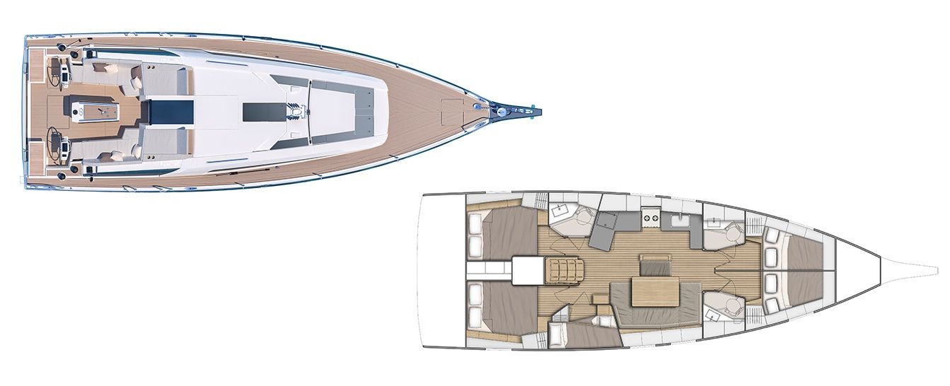 Bareboat Sailing Yacht Beneteau Oceanis 46.1 - 5 Cabins - 2020 - Lefkas - Athens - Rhodes - Boatbookings