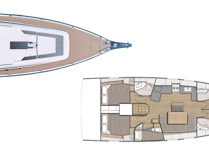 Beneteau Oceanis 46.1 Layout Beneteau Oceanis 46.1 Layout