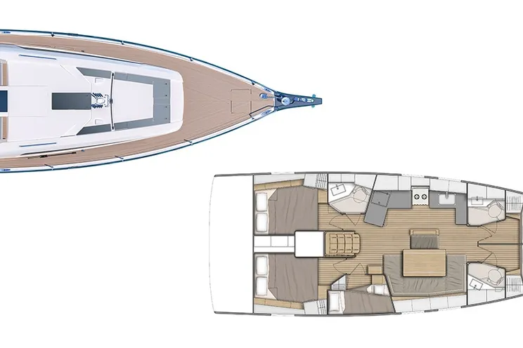 Charter Yacht Beneteau Oceanis 46.1 - 5 Cabins - 2021 - Lefkas - Athens - Rhodes