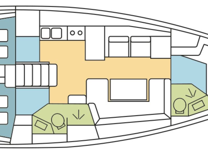 Beneteau Oceanis 41.1Layout