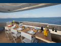 Admiral 42m Motor yacht BILLA Al Fresco Dining
