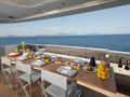 BILLA Admiral 42m - aft deck alfresco dining area dining BILLA Admiral 42m - aft deck alfresco dining area dining
