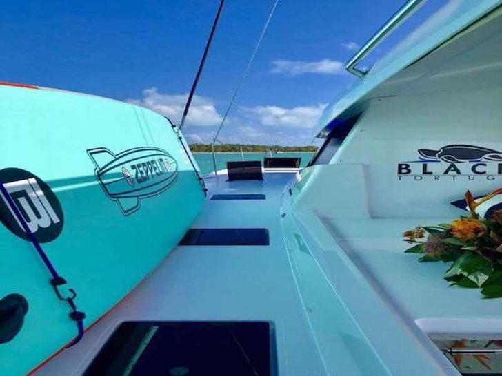 BLACK TORTUGA Fountaine Pajot 47 Sup Board BLACK TORTUGA Fountaine Pajot 47 Sup Board