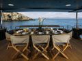 CAN'T REMEMBER - Tecnomar 116 ft,aft deck alfresco dining CAN'T REMEMBER - Tecnomar 116 ft,aft deck alfresco dining