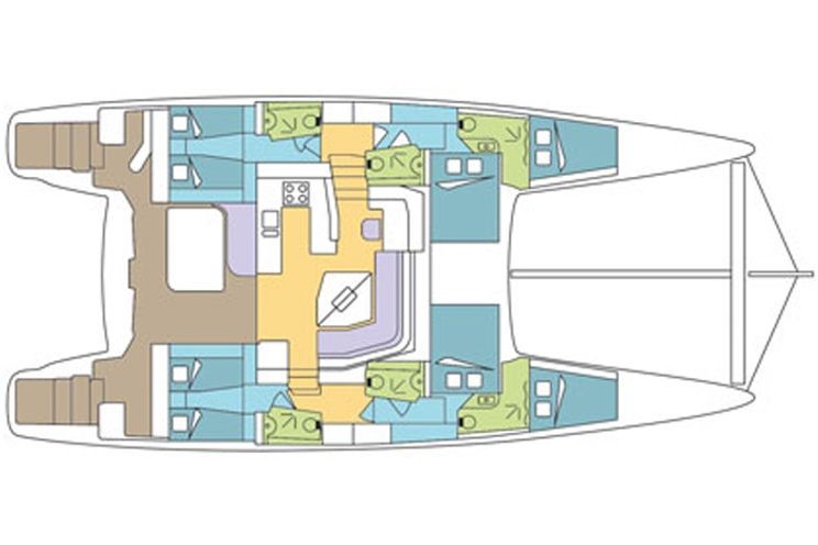 Charter Yacht Catana 55 - 6 Cabins - Tahiti,Bora Bora and the South Pacific