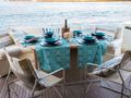 CELINE Ferretti 70 Aft Dining CELINE Ferretti 70 Aft Dining