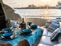 CELINE Ferretti 70 Aft Dining