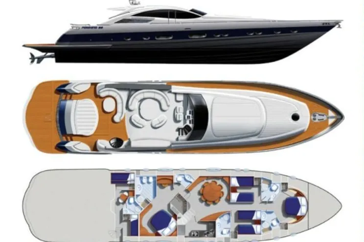 Charter Yacht CINQUE - Pershing 88 - 4 Cabins - Naples - Sicily - Sorrento