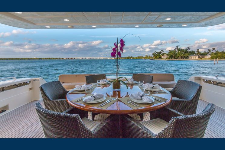 Charter Yacht CINQUE MARE - Ferretti 88 - Miami Day Charter Yacht - Miami - South Beach - Florida