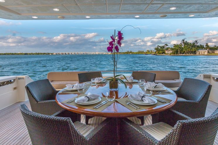 Charter Yacht CINQUE MARE - Ferretti 88 - Miami Day Charter Yacht - Miami - South Beach - Florida