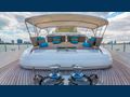 Miami Day Charter Yacht CINQUE MARE Ferretti 88 Bow