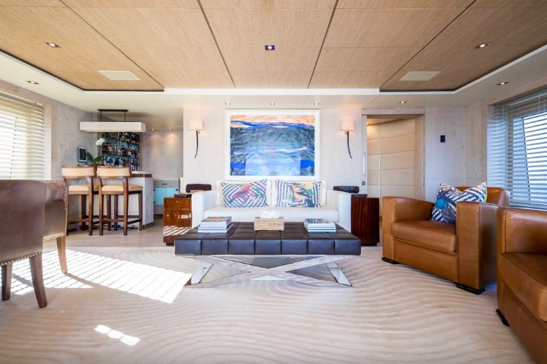 Clicia - 42m Baglietto - Luxury Motor Yacht - Sky lounge