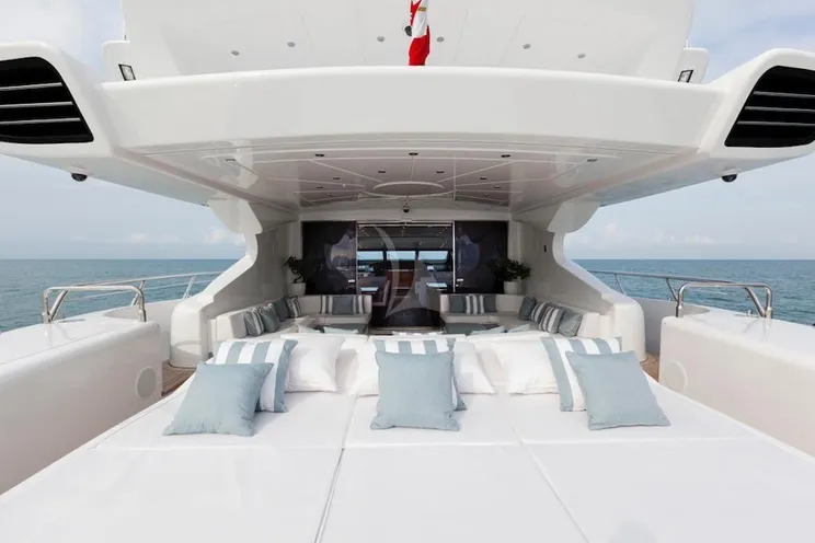 Charter Yacht CRAZY - Mangusta 130 - 5 Cabins - Cannes - Golfe Juan - Monaco - Antibes - St Tropez