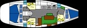 Charter Yacht Beneteau Cyclades 43 - 3 Cabins - St. Vincent