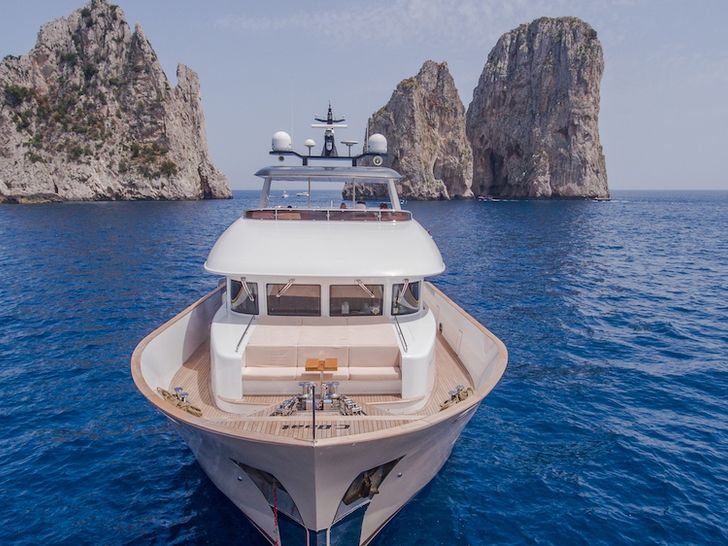 DON MICHELE C Boats 27m - foredeck view DON MICHELE C Boats 27m - foredeck view