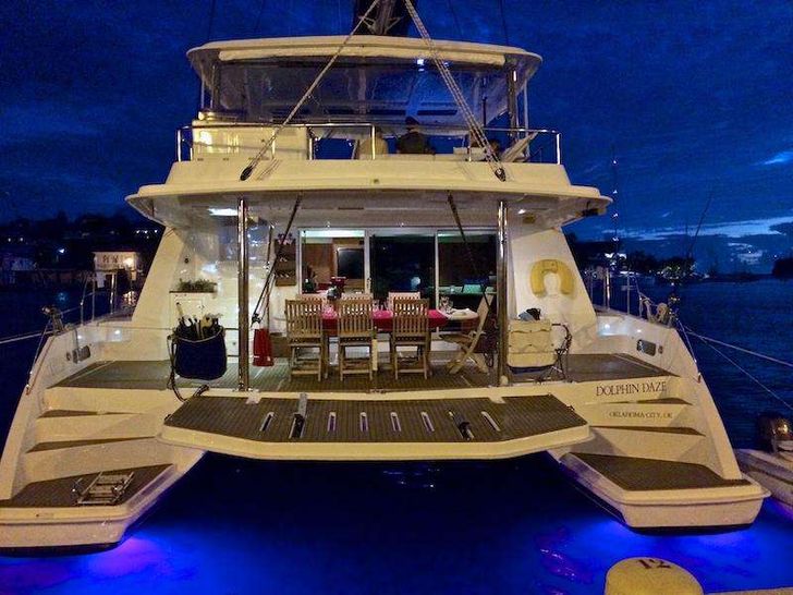 DOLPHIN DAZE - Aft at night DOLPHIN DAZE - Aft at night
