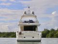 Miami Day Charter Yacht DR NO Ferretti 75 Rear View