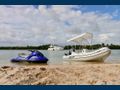 Miami Day Charter Yacht DR NO Ferretti 75 Dinghy + Waverunner