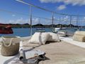 DRUMBEAT Alloy 53m Luxury Sailing Yacht Bridge Deck Sunbathing Area