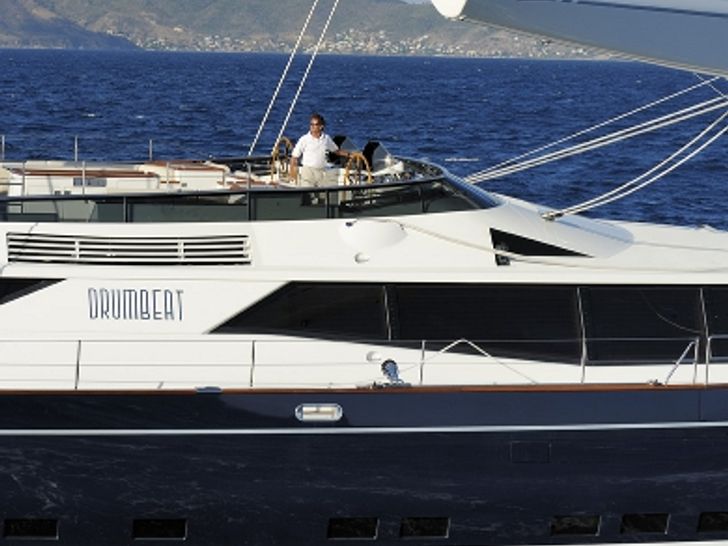 DRUMBEAT Alloy 53m Luxury Sailing Yacht Running